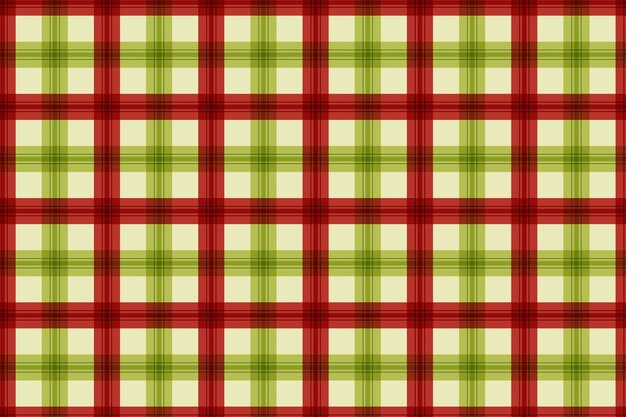 Diseño plano de patrón de cuadros navideños