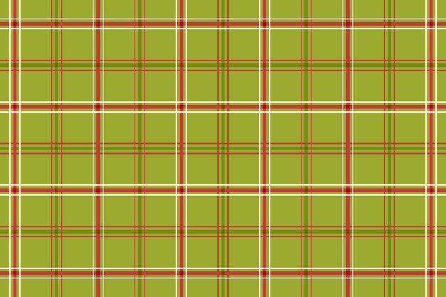 Diseño plano de patrón de cuadros navideños