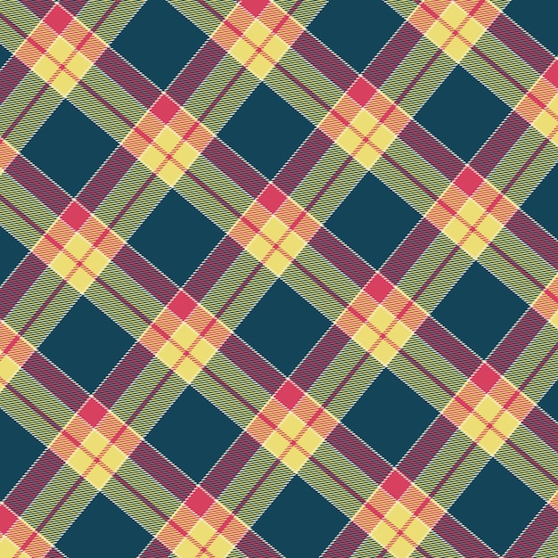 Diseño plano de patrón de cuadros navideños