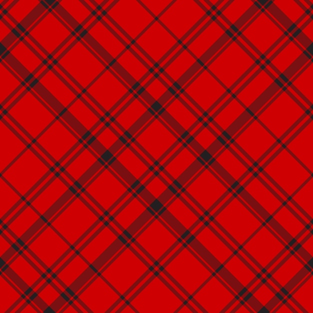 Diseño plano de patrón de cuadros navideños