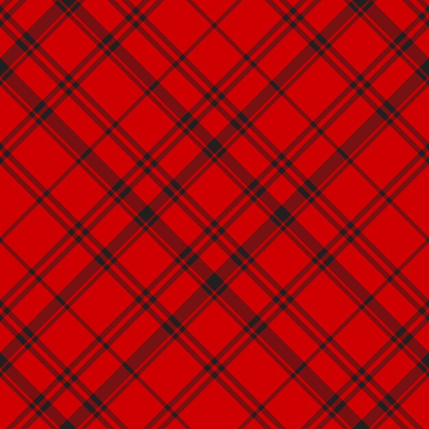 Diseño plano de patrón de cuadros navideños