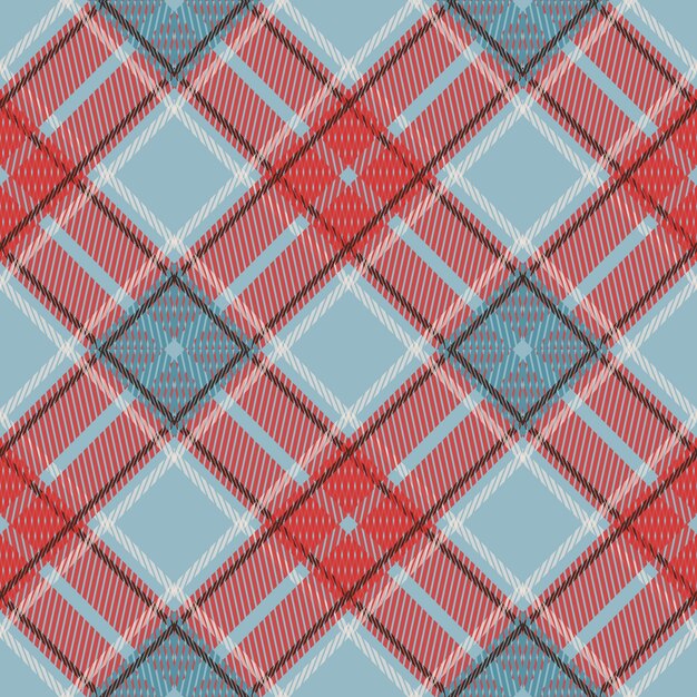 Diseño plano de patrón de cuadros navideños