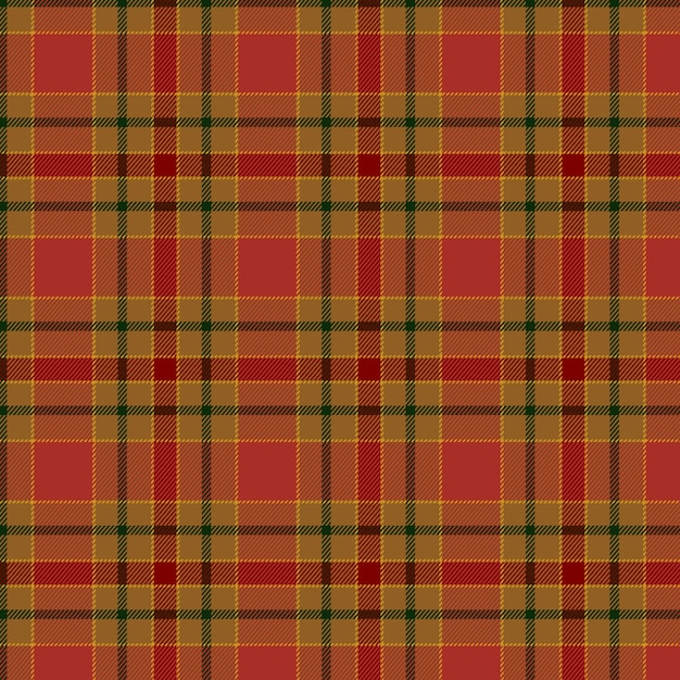 Diseño plano de patrón de cuadros navideños
