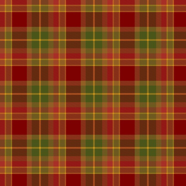 Diseño plano de patrón de cuadros navideños