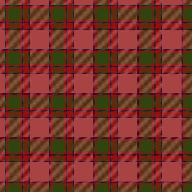 Diseño plano de patrón de cuadros navideños