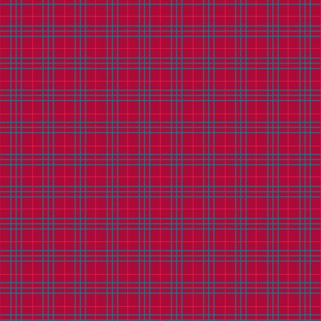 Diseño plano de patrón de cuadros navideños