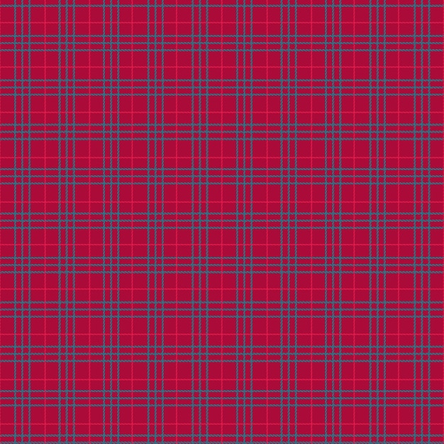 Diseño plano de patrón de cuadros navideños