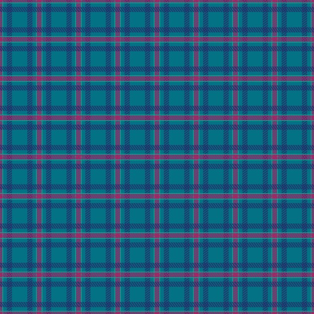 Diseño plano de patrón de cuadros navideños