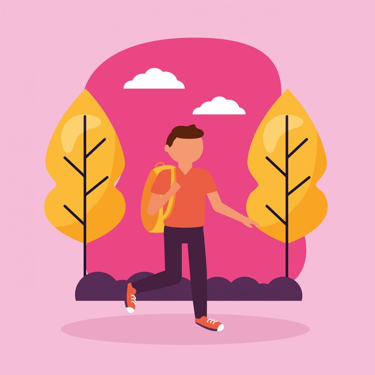 Vector gratuito diseño plano de personas y viajes