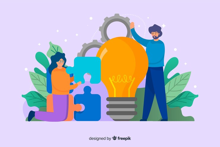 Vector gratuito diseño plano de plantilla de página de destino de concepto de marca