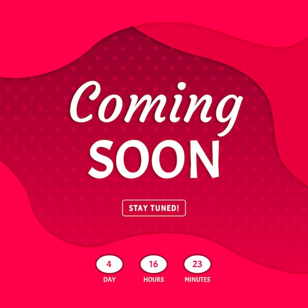 Diseño plano próximamente fondo de pantalla