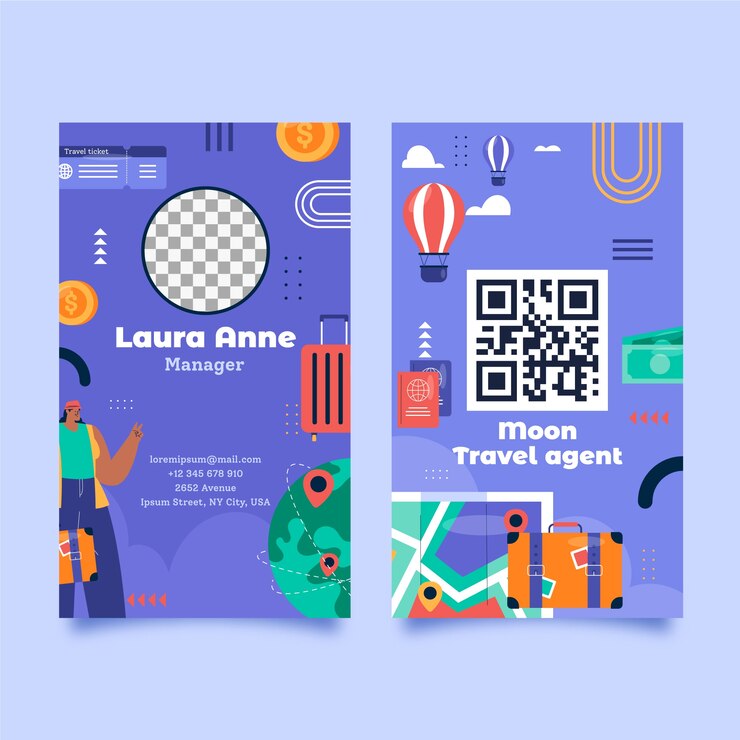 Vector gratuito diseño de plantilla de agencia de viajes