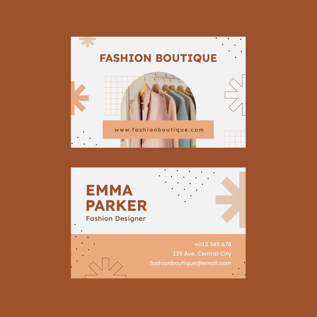 Diseño de plantilla de boutique de moda