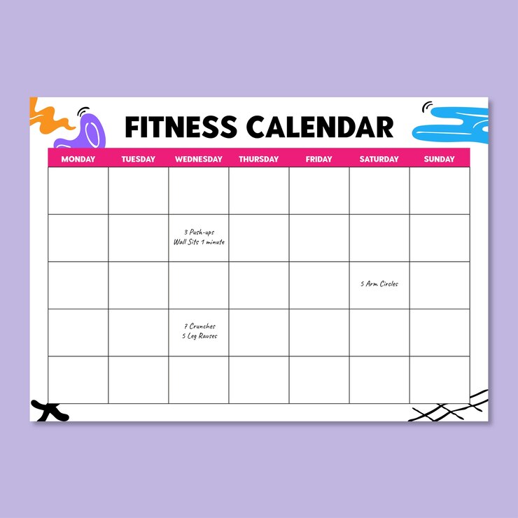Vector gratuito diseño de plantilla de calendario