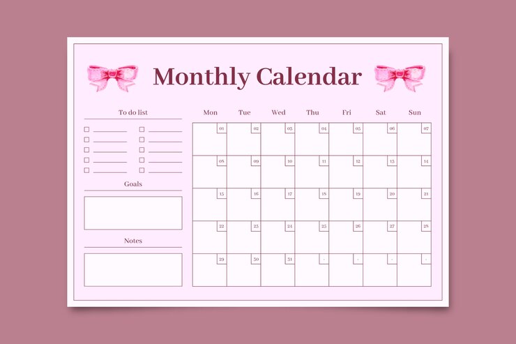 Vector gratuito diseño de la plantilla del calendario
