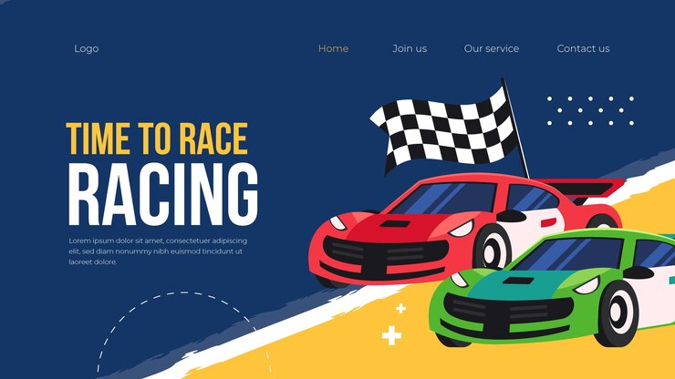 Vector gratuito diseño de plantilla de carreras