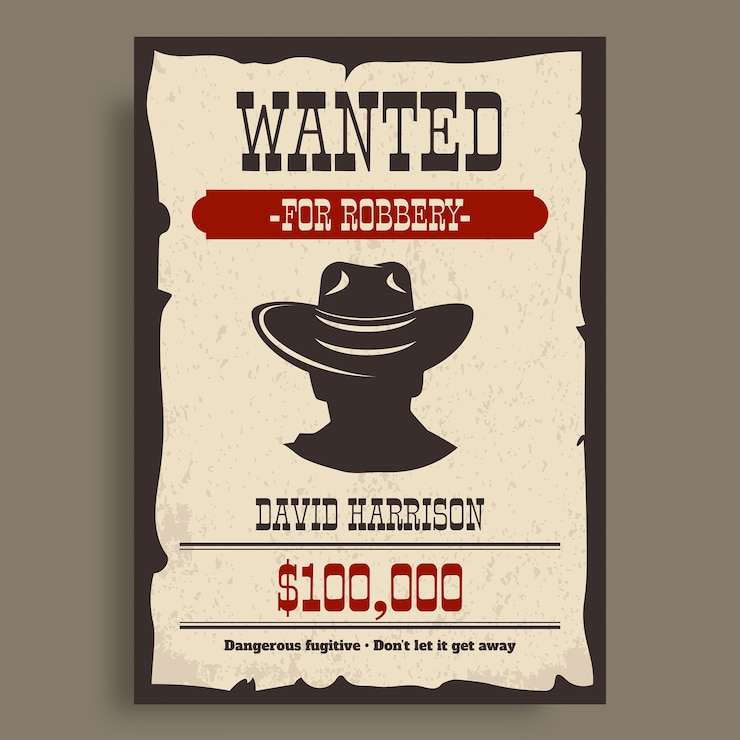 Vector gratuito diseño de plantilla de cartel deseado