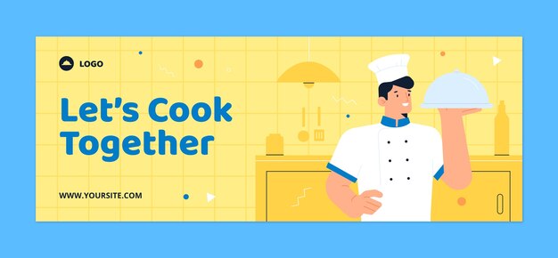Diseño de plantilla de chef