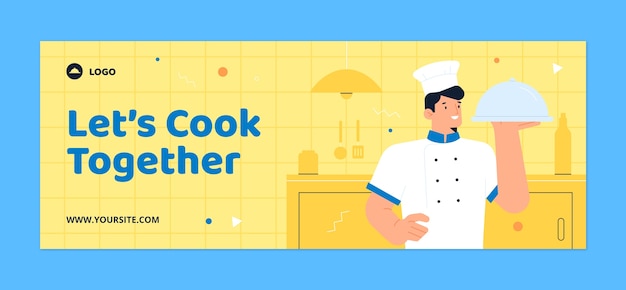 Diseño de plantilla de chef