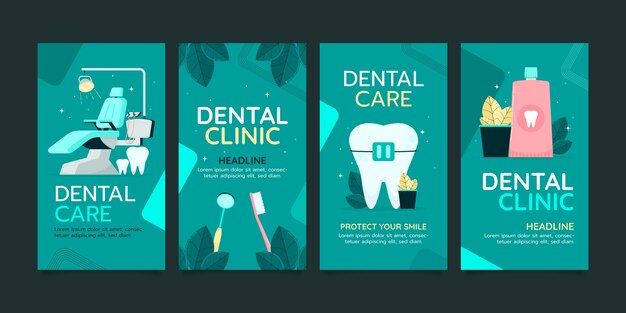 Diseño de plantilla de clínica dental