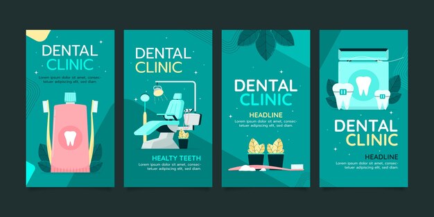 Diseño de plantilla de clínica dental