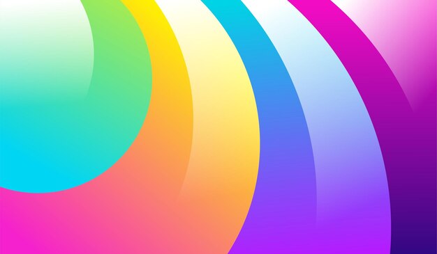 Diseño de plantilla colorido degradado de fondo