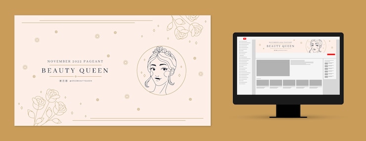 Vector gratuito diseño de plantilla de concurso dibujado a mano