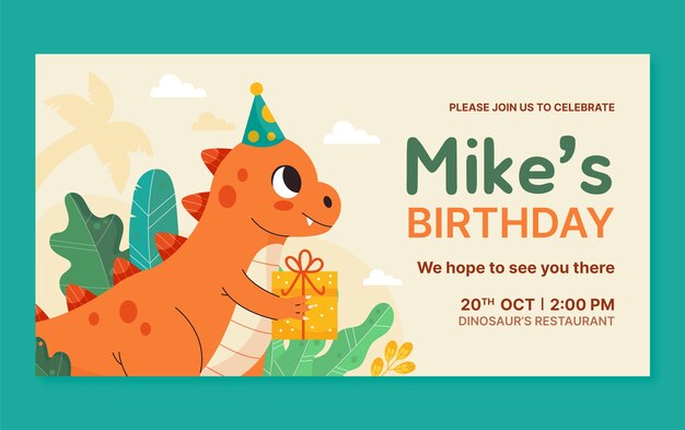 Diseño de plantilla de cumpleaños