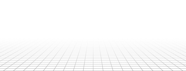 Diseño de plantilla de diseño de líneas de cuadrícula infinita 3d abstracto