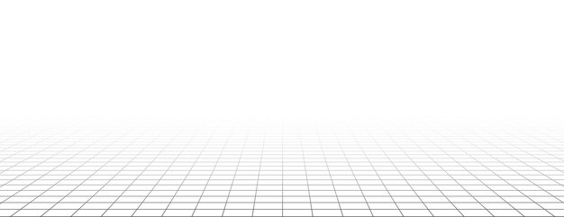 Diseño de plantilla de diseño de líneas de cuadrícula infinita 3d abstracto
