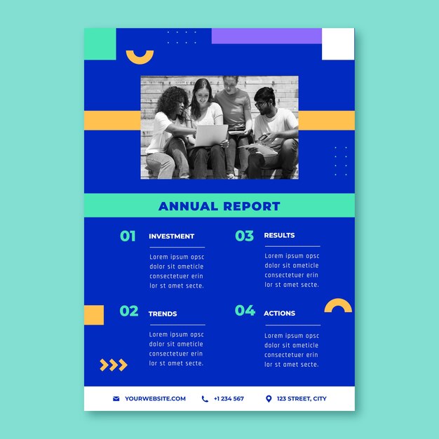 Diseño de plantilla de escuela internacional.