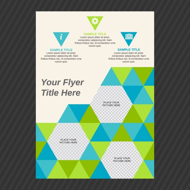 Vector gratuito diseño de la plantilla del folleto