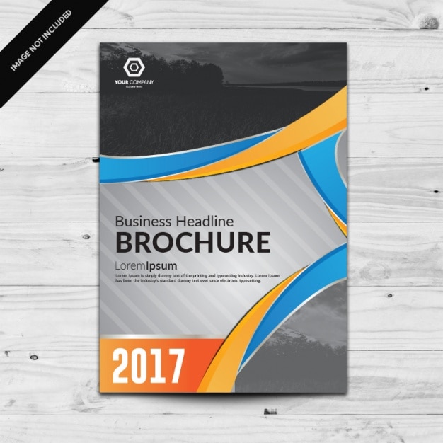 Vector gratuito diseño de plantilla de folleto