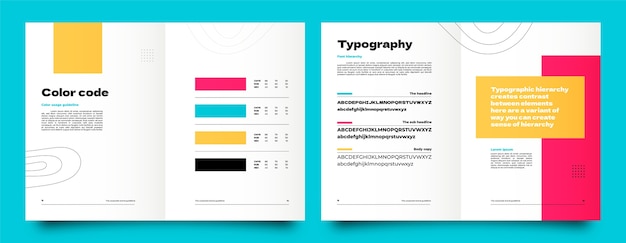 Vector gratuito diseño de plantilla de folleto