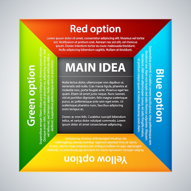 Vector gratuito diseño de plantilla de infografía