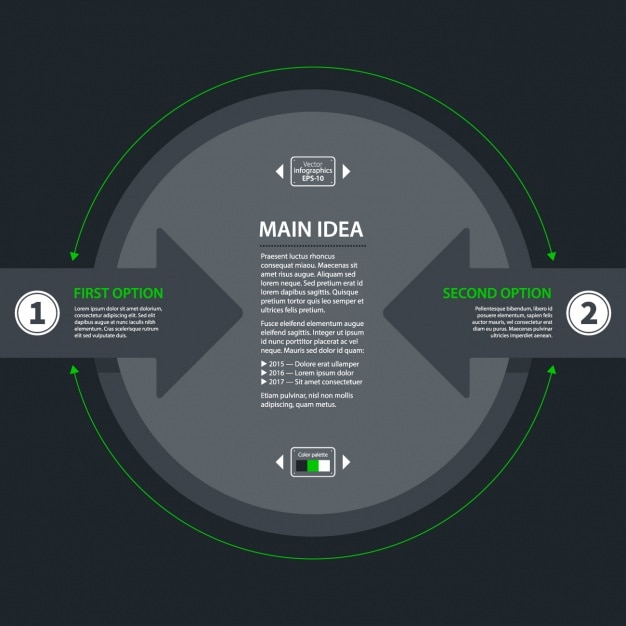 Diseño de plantilla de infografía