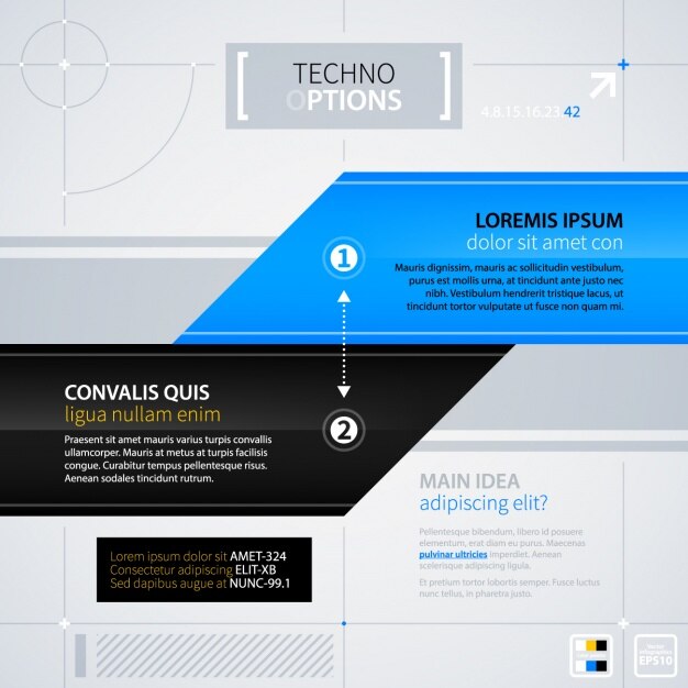 Diseño de plantilla de infografía