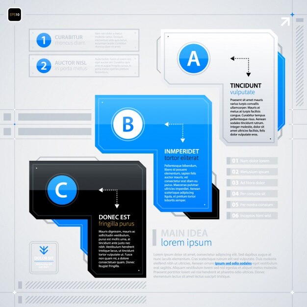 Diseño de plantilla de infografía