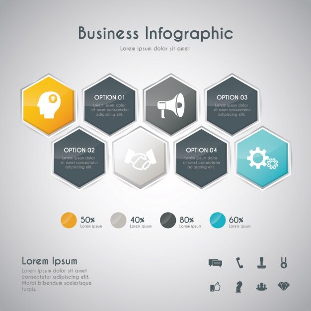Diseño de plantilla de infografía