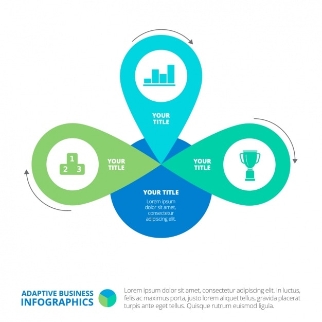 Vector gratuito diseño de plantilla de infografía