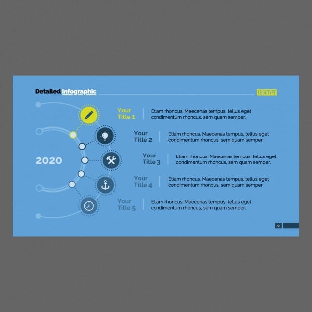 Vector gratuito diseño de plantilla de infografía