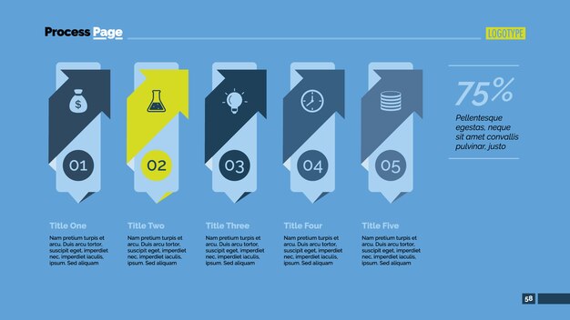 Diseño de plantilla de infografía