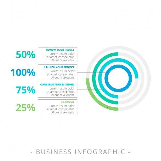 Diseño de plantilla de infografía