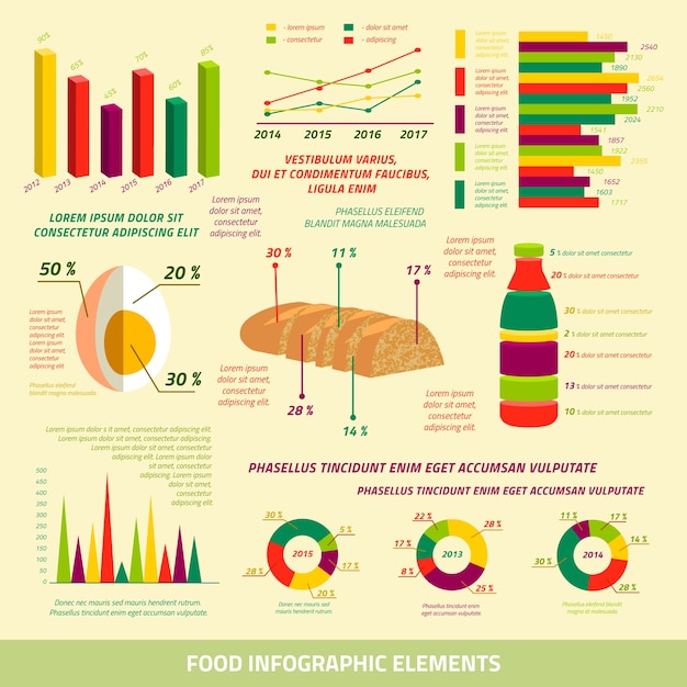 Vector gratuito diseño de plantilla de infografía