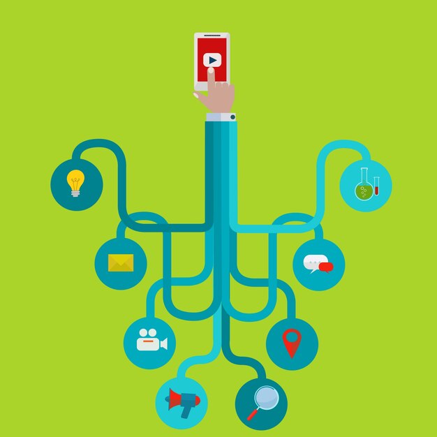 Diseño de plantilla de infografía