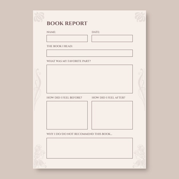 Diseño de la plantilla de informe