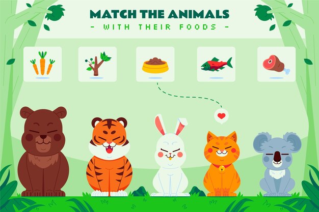 Diseño de plantilla de juego para niños