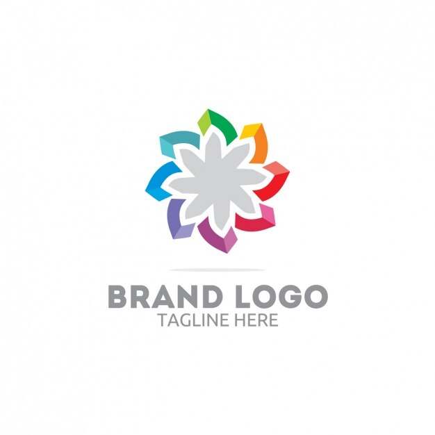 Diseño de plantilla de logo a color
