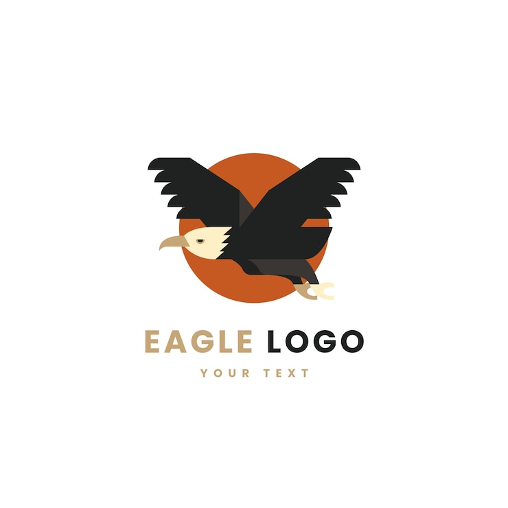 Vector gratuito diseño de plantilla de logotipo de águila