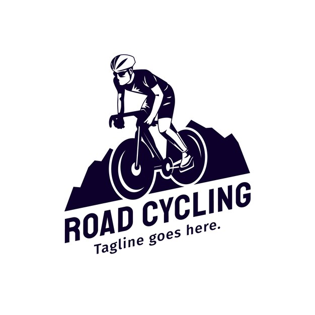 Diseño de plantilla de logotipo de bicicleta